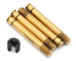 Yokomo Ti-Carbide Shock Shaft Set (4) (for SLF Short Shock II)