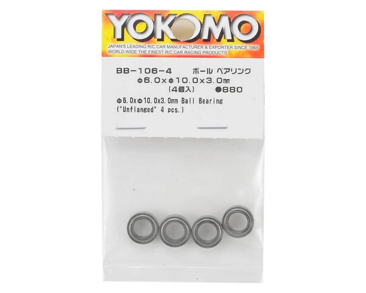 Yokomo 6x10x3mm Bearing (4) 2 Yokomo 6x10x3mm Bearing (4) - Image 2