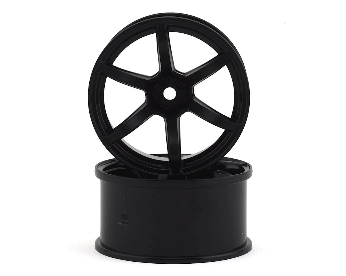 Yokomo 12mm Hex Racing Performer Drift Wheels (Black) (2) (8mm Offset) 1 Yokomo 12mm Hex Racing Performer Drift Wheels (Black) (2) (8mm Offset)
