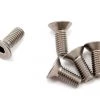 Yokomo 3x8mm Titanium Flat Head Screw (5)